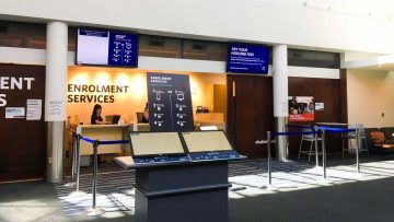 Signage Showcase: Enrolment Services